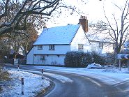 Ryders, a Grade II listed 17th century house at Burton End which BAA propose to demolish to provide parking, closing this road between Stansted Mountfitchet and Tye Green
