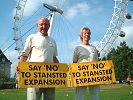 SSE Supporters at the Stop Climate Chaos event at the London Eye - 1 September 2005