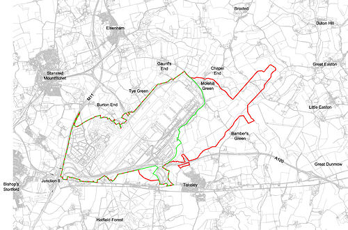 BAA Expanded Airport Boundary Map