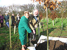 Norman Mead Memorial Oak Tree Planting by Terry Waite - 29 November 2009